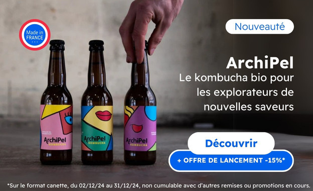 Archipel, kombucha bio français